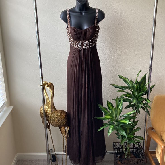 Pronovias Brown Cocktail Dress - Picture 4 of 13